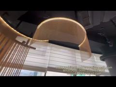 Προβολή Αρχιτεκτονικών Μεταλλικών Διχτυωτών Κουρτινών για Επίδειξη Εστιατορίου Doorway