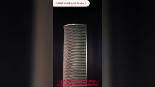 Σπειροειδής διακοσμητική μεταλλική δικτυωτή κυρτή, προσαρμοσμένη οθόνη διαχωρισμού από ανοξείδωτο χάλυβα