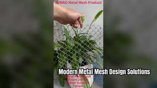 Διακοσμητική οθόνη πρόσοψης Spiral Metal Mesh Αρχιτεκτονική Διχτυωτή