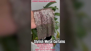 Διακοσμητικά Μεταλλικά Πάνελ Κουρτίνες Metal Sequin Premium εξατομικευμένες