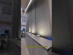 Κομψή σχεδίαση κουρτίνας νερού από ανοξείδωτο χάλυβα