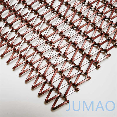 OEM διακοσμητικό σύρμα πλέγμα πλέγμα διαχωριστικό δωματίου για προσόψεις