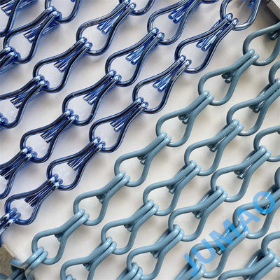 Μεταλλικές κουρτίνες αλυσίδας αλυσίδας Τελική λύση για το σχεδιασμό χώρου