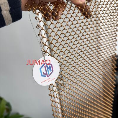 Τέχνη Διακοσμητικό μεταλλικό πλέγμα Ελκυστήρα Εφοδιασμός Αρχιτεκτονικό υφαντό μέταλλο