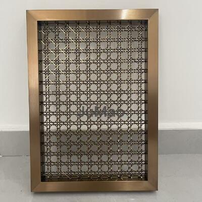 Διαφάνεια 20 έως 80 τοις εκατό Διακοσμητικό μεταλλικό πλέγμα κατασκευασμένο από SS 304 316 και 316L Ιδανικό για διακόσμηση οροφής και πάνελ τοίχου